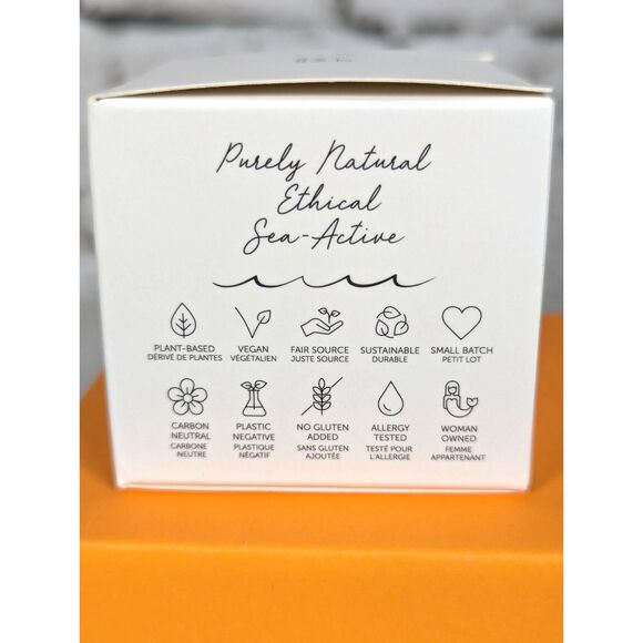 EARTH HARBOR Azure Regenerative Neck Cream Seaweed Amino Peptides Full Size NEW - Picture 3 of 6